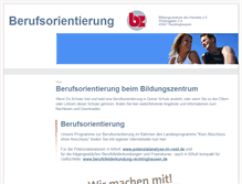 Tablet Screenshot of berufsorientierung.bz